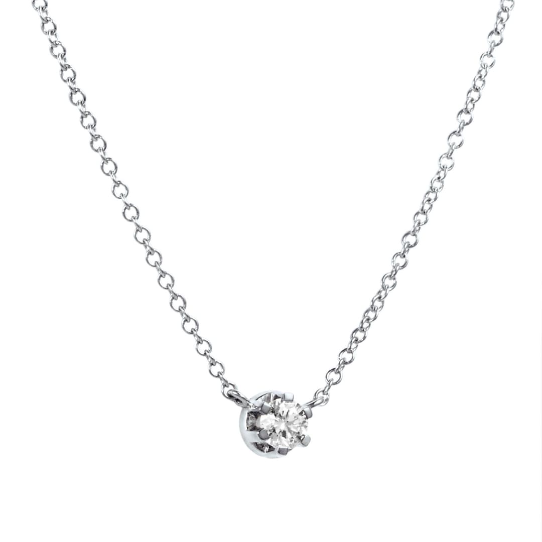 Crown & Stars Necklace 0.30 ct