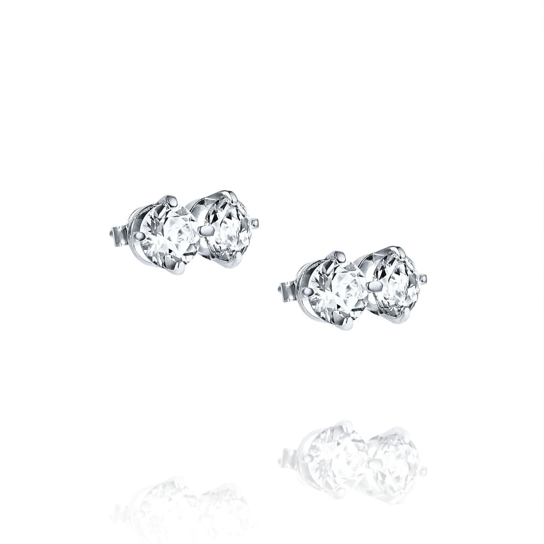 The Mountain & I Ear Crystal Quartz.