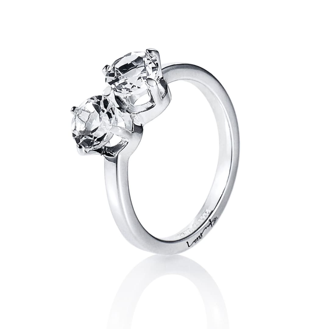 The Mountain & I Ring Crystal Quartz.