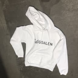 HOODIE HÖGDALEN UNISEX - WHITE.