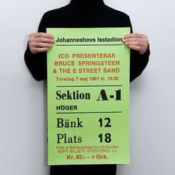 TICKET - Bruce Springsteen 1981-05-07.