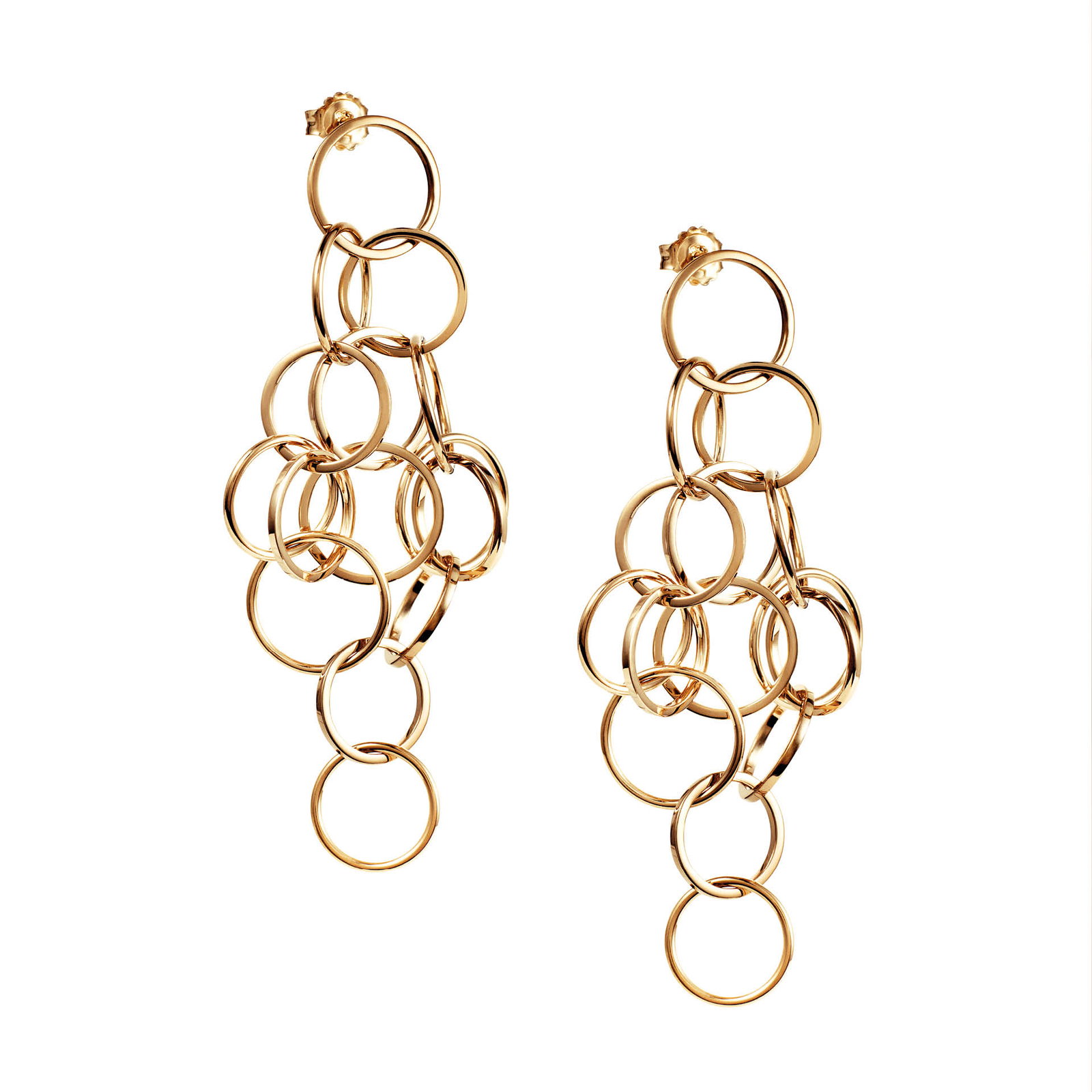 Messy Rings Earrings.