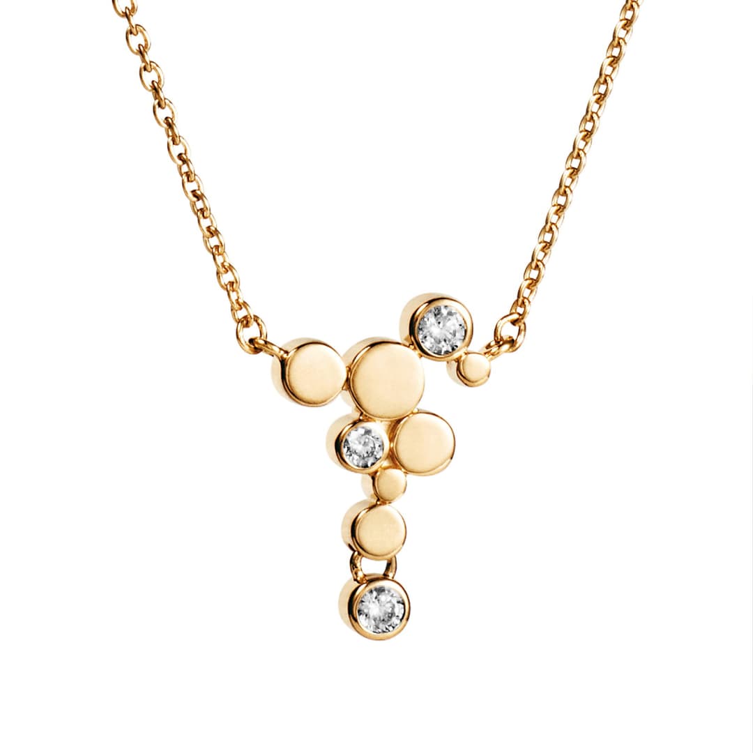 Little Champagne & Stars Necklace