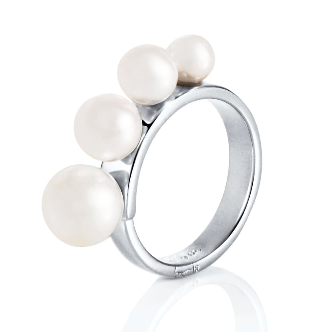 Strings Of Pearls Ring