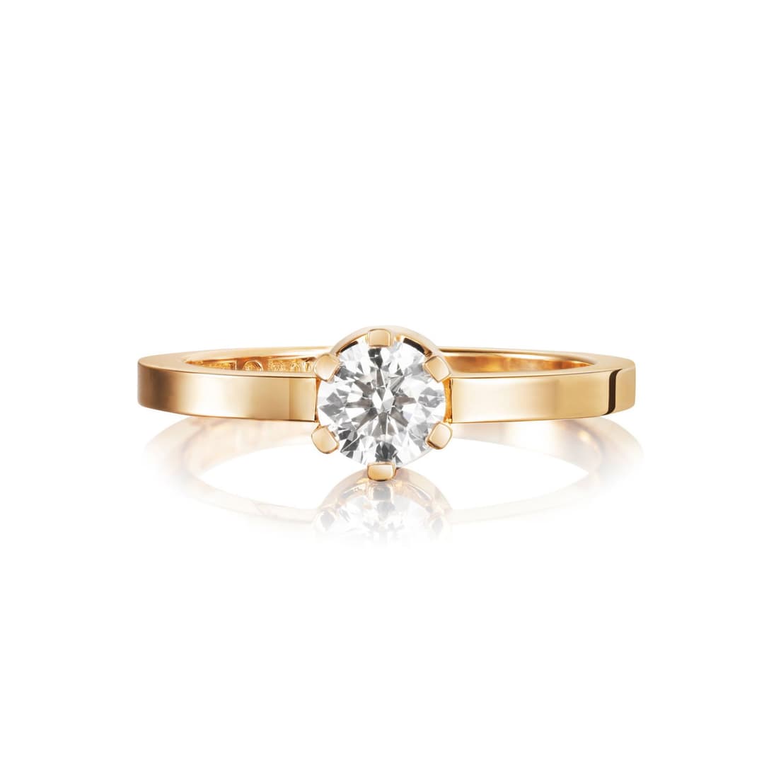 Crown Wedding Ring 0.50 ct
