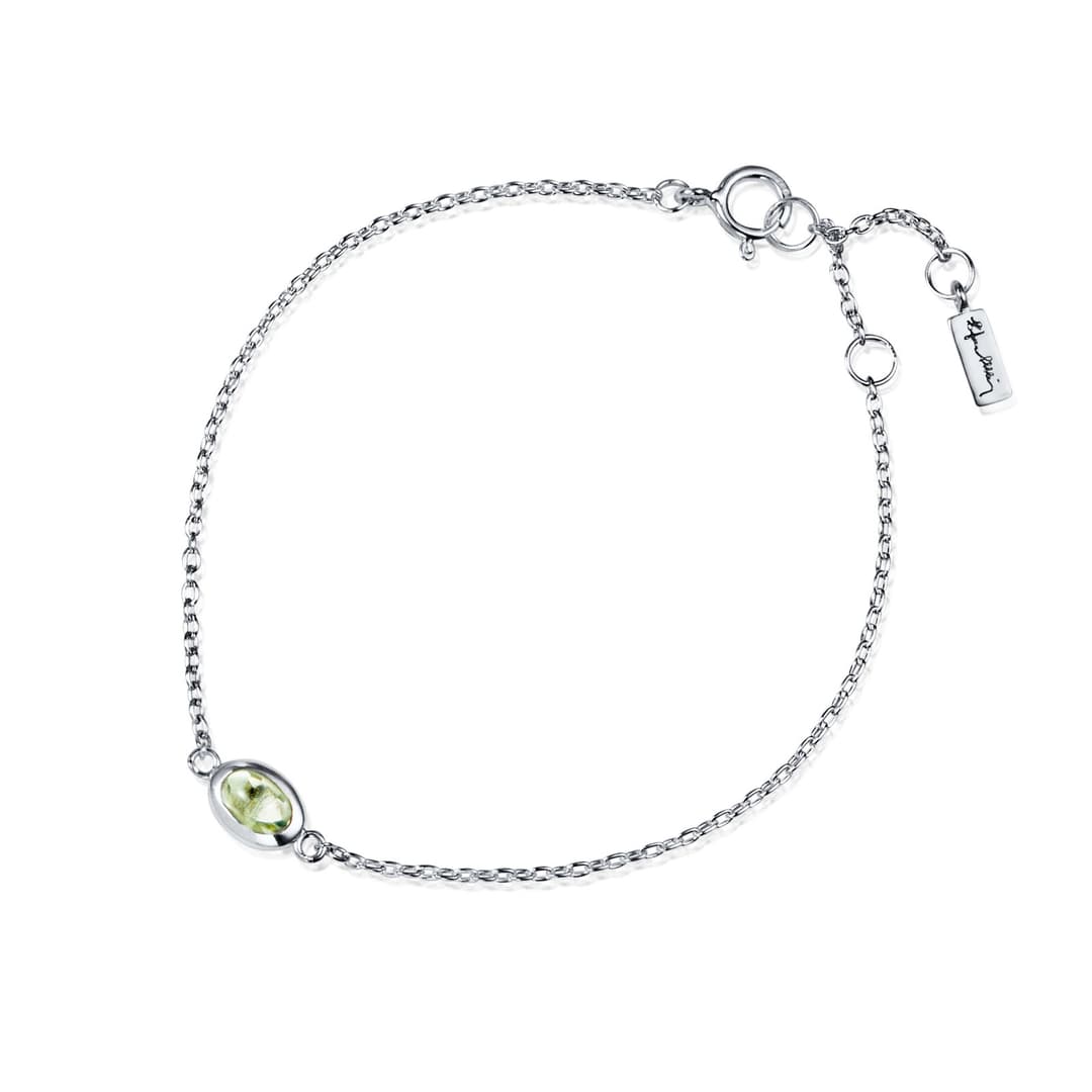Love Bead Bracelet - Green Quartz