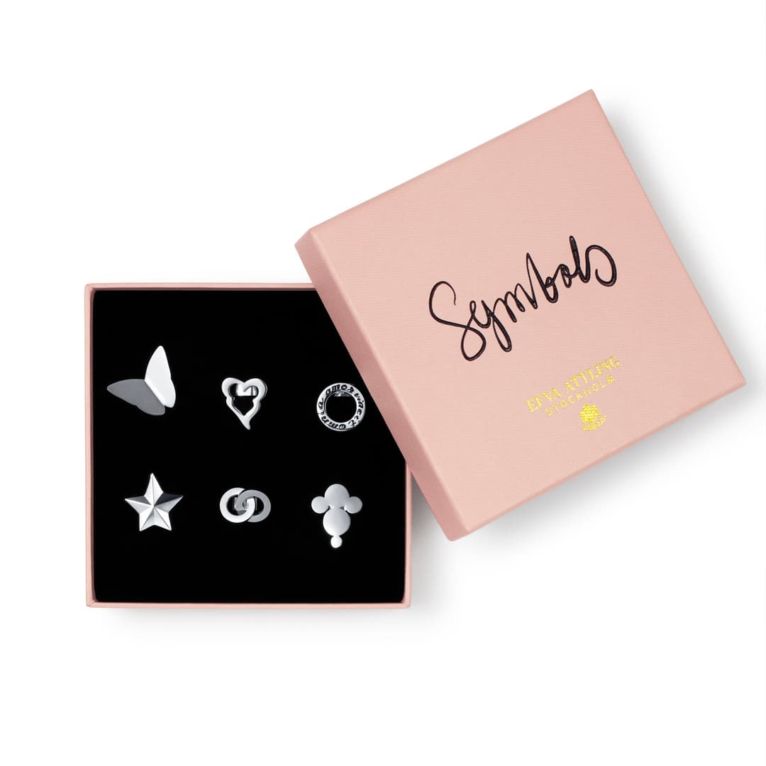 Symbols clips - 6pcs