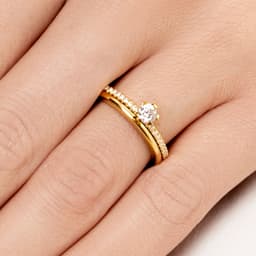 High On Love & Stars Ring 0.30 ct