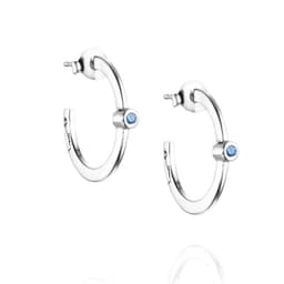 Micro Blink Hoops - Blue Topaz