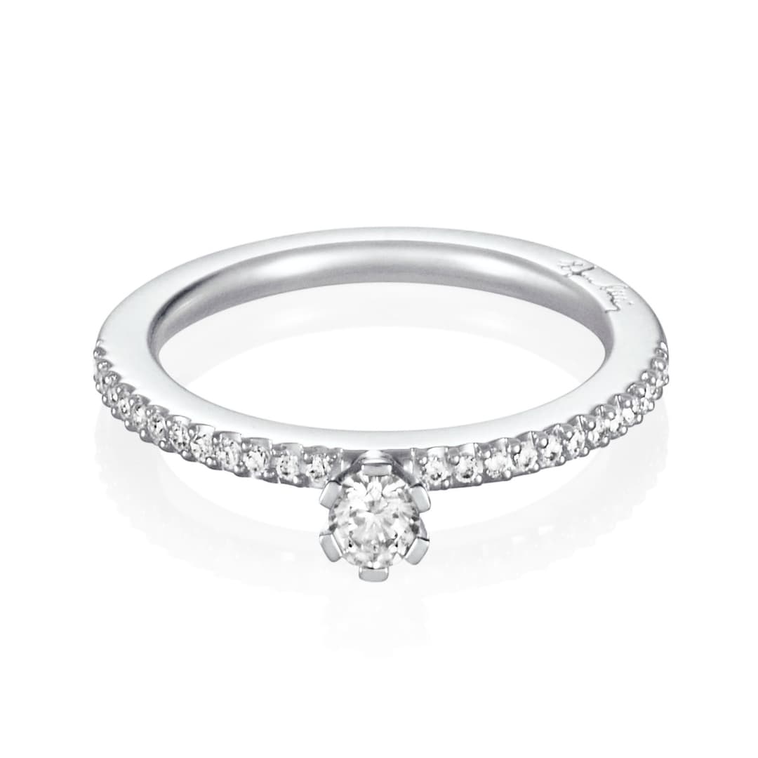 High On Love & Stars Ring 0.19 ct
