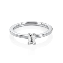 Emerald Star Ring 0.40 ct