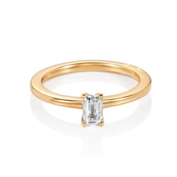 Emerald Star Ring 0.40 ct
