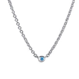 Micro Blink Necklace - Blue Topaz