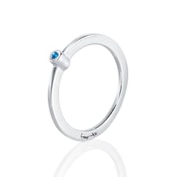 Micro Blink Ring - Blue Topaz