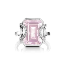 Little Magic Star Ring - Rose Quartz.