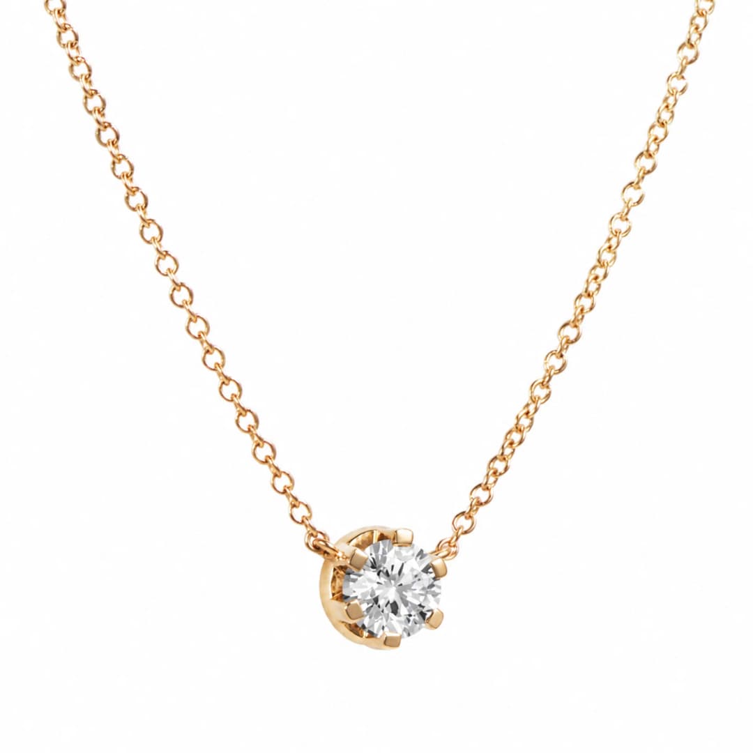 Crown & Stars Necklace 1.0 ct