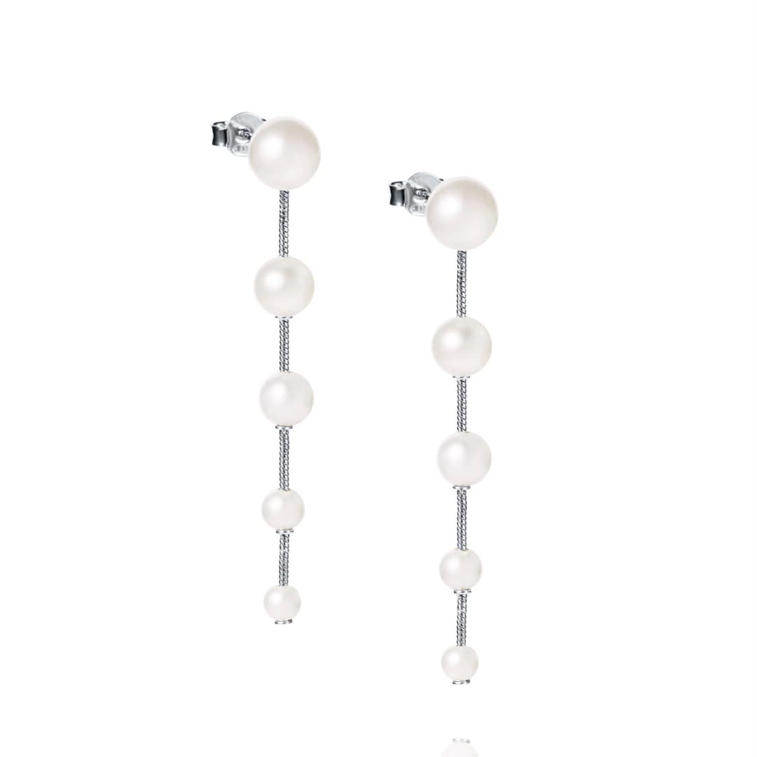 Flowing Pearls Earrings