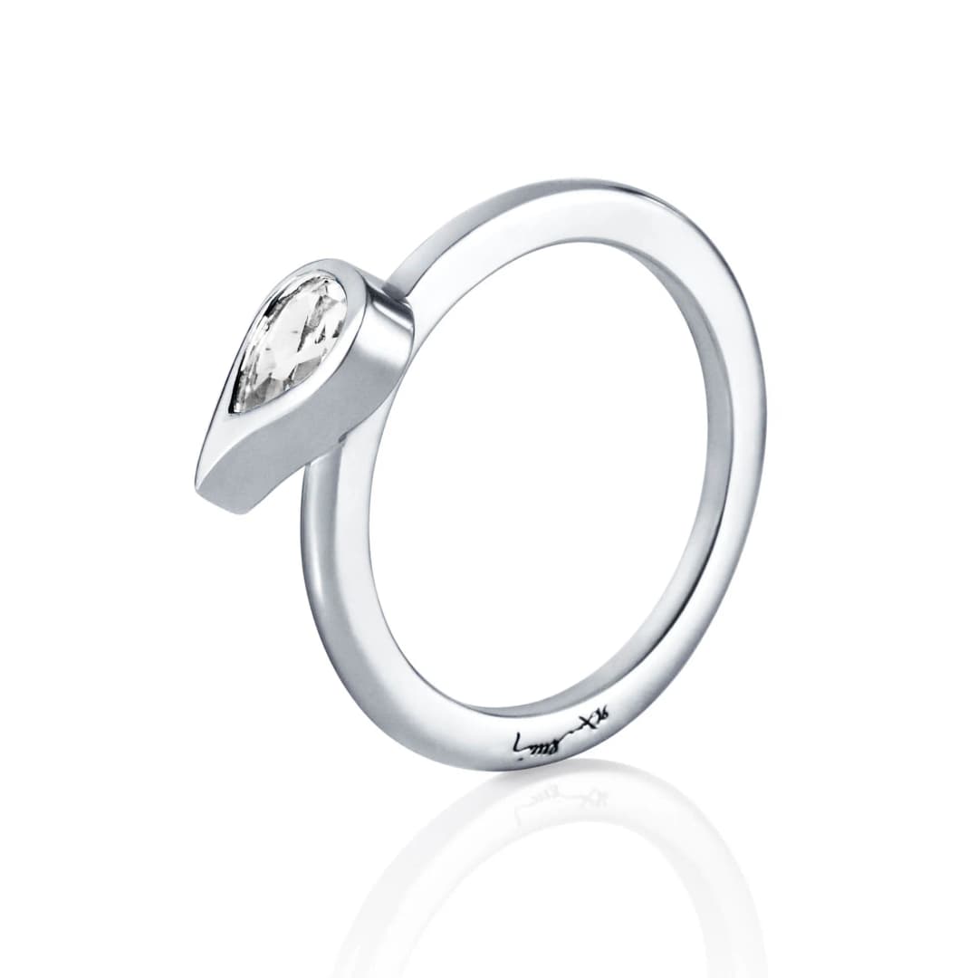 Sparkle Of Life Ring - White Topaz