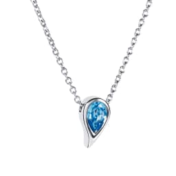 Sparkle Of Life Single Necklace - Blue Topaz