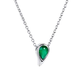 Sparkle Of Life Single Necklace - Green