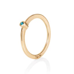 Micro Blink Ring - Blue Topaz
