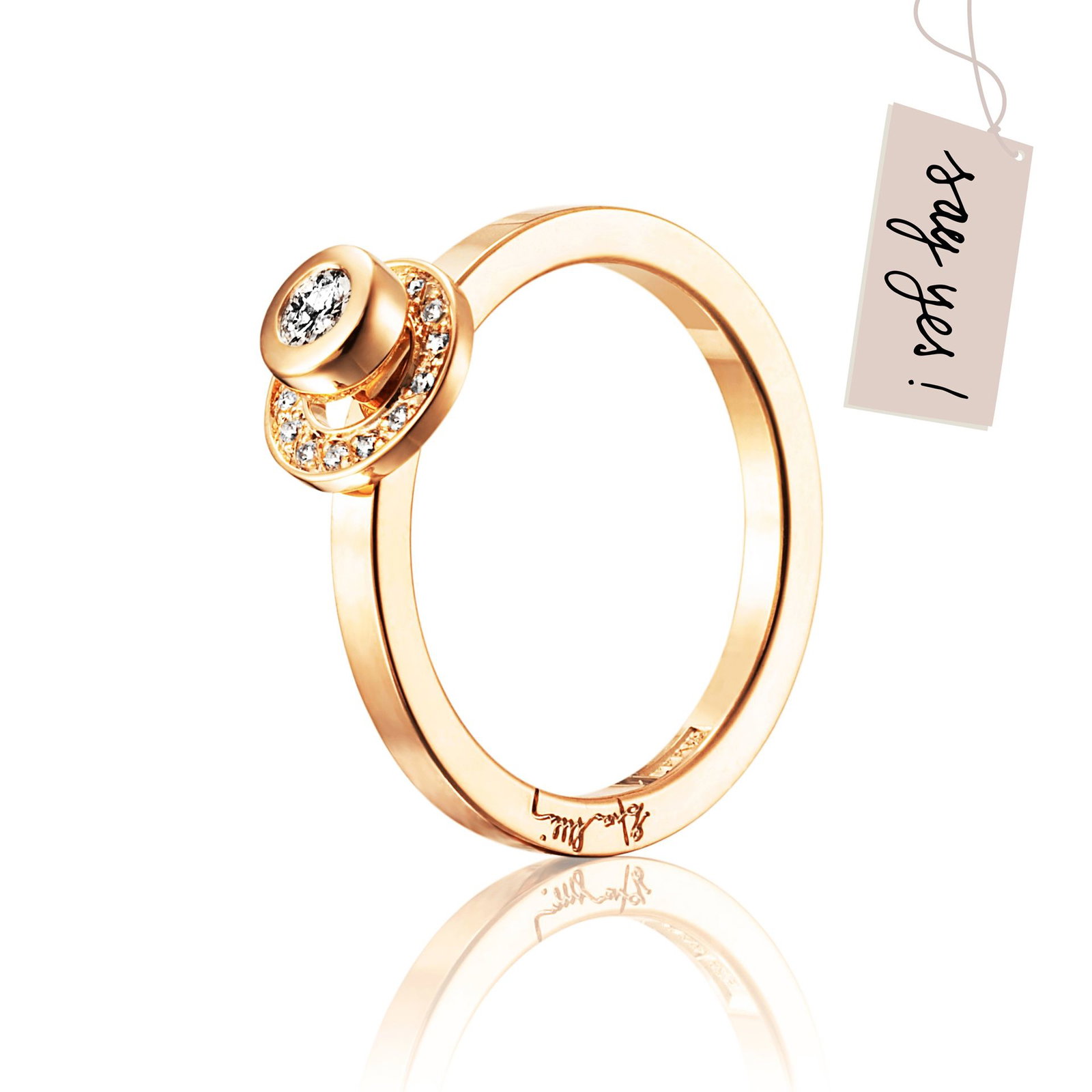 AVO Wedding Ring 0.12 ct